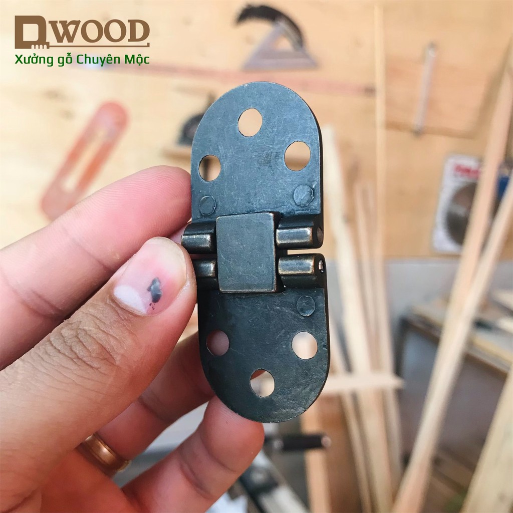 Bản lề ovan Dwood màu giả cổ phong cách Châu Âu