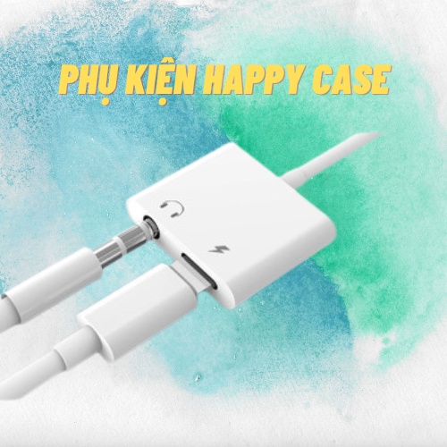 (KẾT NỐI BLUETOOTH) Jack chuyển đổi 2 cổng vừa nghe nhạc vừa sạc, tai nghe chân tròn 3.5