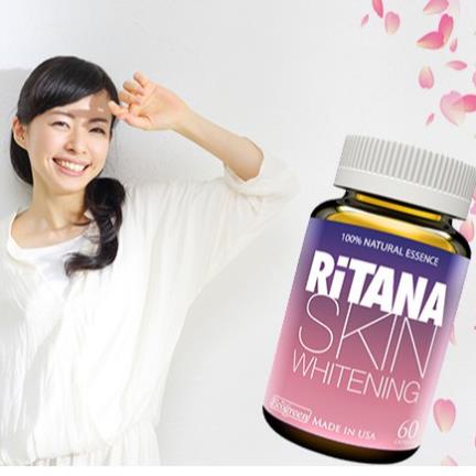 Viên uống trắng da RiTANA – Hỗ trợ giúp da trắng sáng (Hộp 60 Viên)