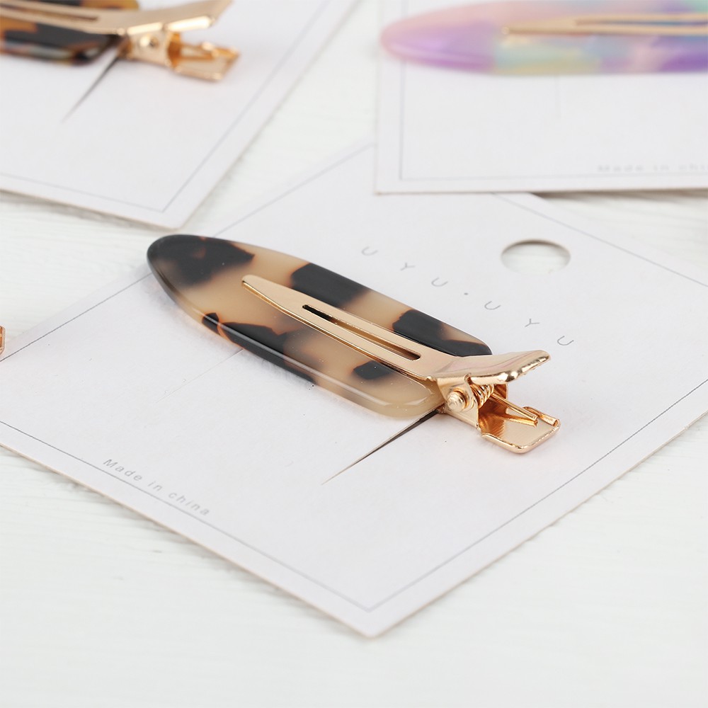 (Hàng Mới Về) Kẹp Tóc Không Đường May Tạo Kiểu Tóc Thời Trang Cho Nữ