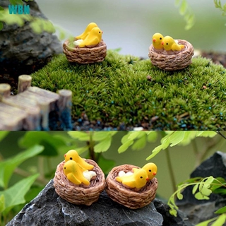 Tổ chim mini bằng nhựa dùng trang trí sân vườn