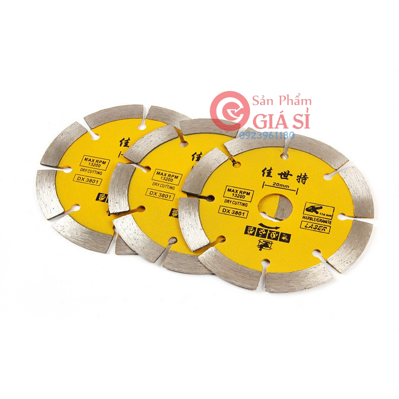 đĩa cắt gạch đài loan 100mm dùng cho máy cắt và bộ chuyển đổi máy khoan ❤️freeship❤️