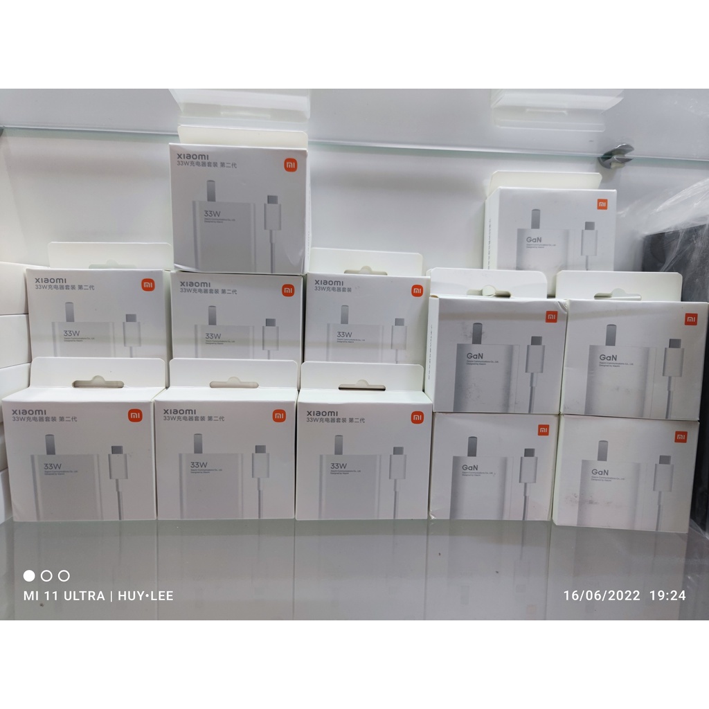 Bộ sạc Xiaomi 33W / GaN 55W / 67W /120W - Full box 100% ( Ship hỏa tốc HN )