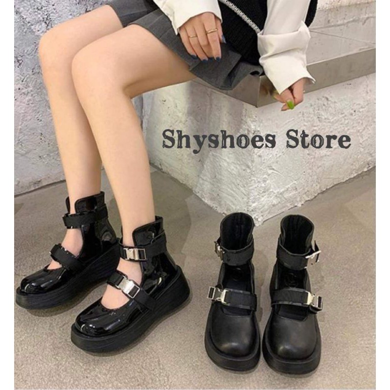 (Có Sẵn) Giày Lolita Mary Jane Kiểu dáng sandal đế cao 5cm | BigBuy360 - bigbuy360.vn