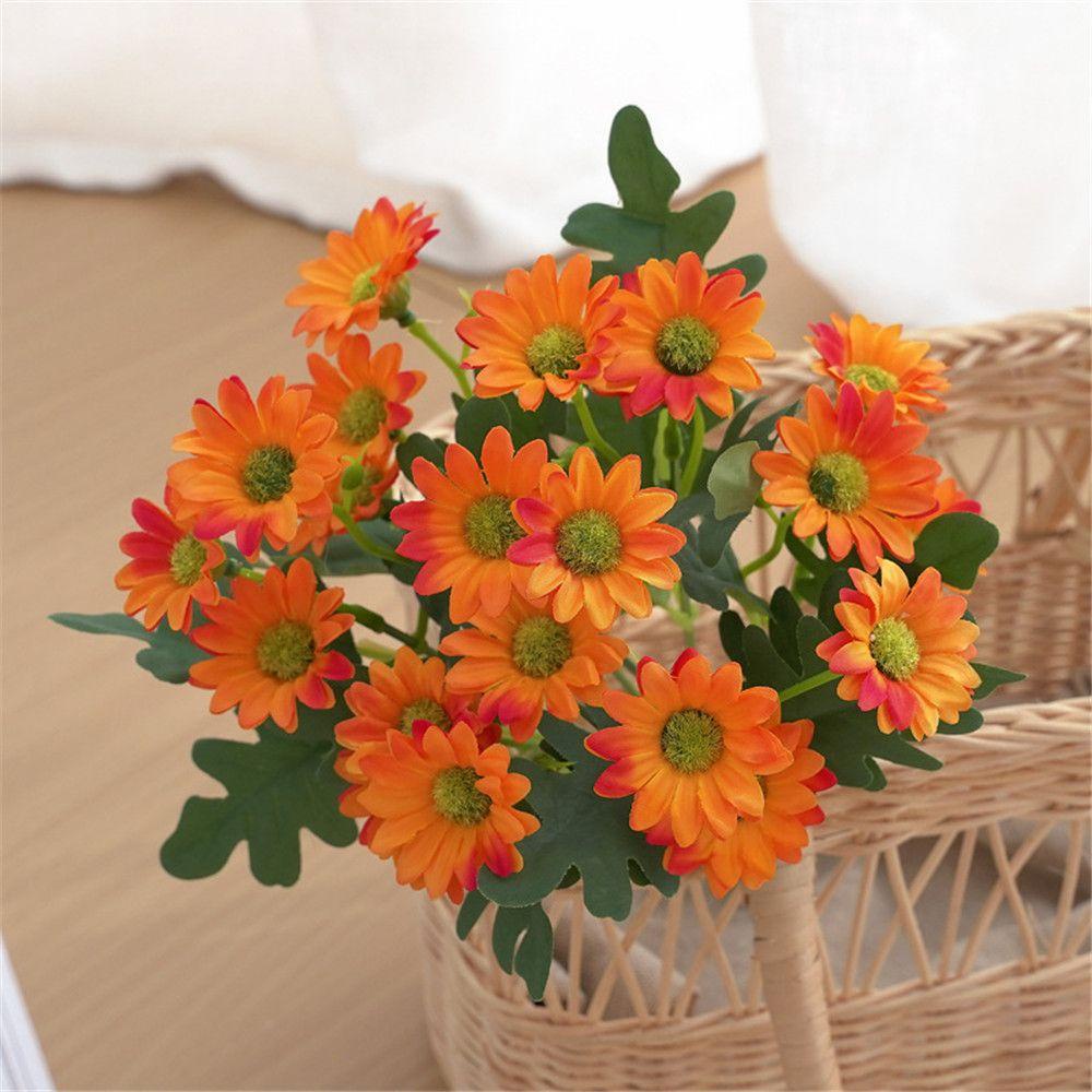 SUENIN Hoa Cúc Giả Bằng Lụa Xinh Xắn Trang Trí Nội Thất