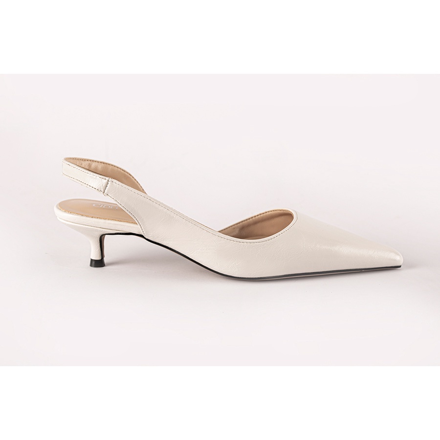 Giày Cao Gót Nữ Slingback Da Mịn Ôm Chân Cidu GN07