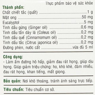 Siro Ong Vàng (Dạng Gói)