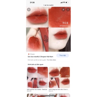 son 3ce đỏ cam