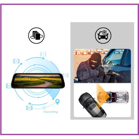 Tặng Camera lùi AHD siêu nét.CAM hành trình ô tô, gắn gương chiếu hậu –FULL SIZE STARLIGHT NIGHT VISION fullHD 1080. | BigBuy360 - bigbuy360.vn