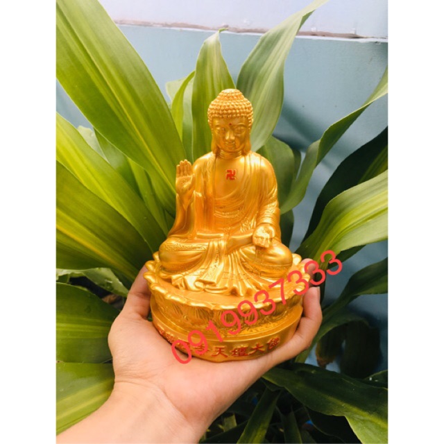 Tượng Phật A Di Đà ngồi 14 cm