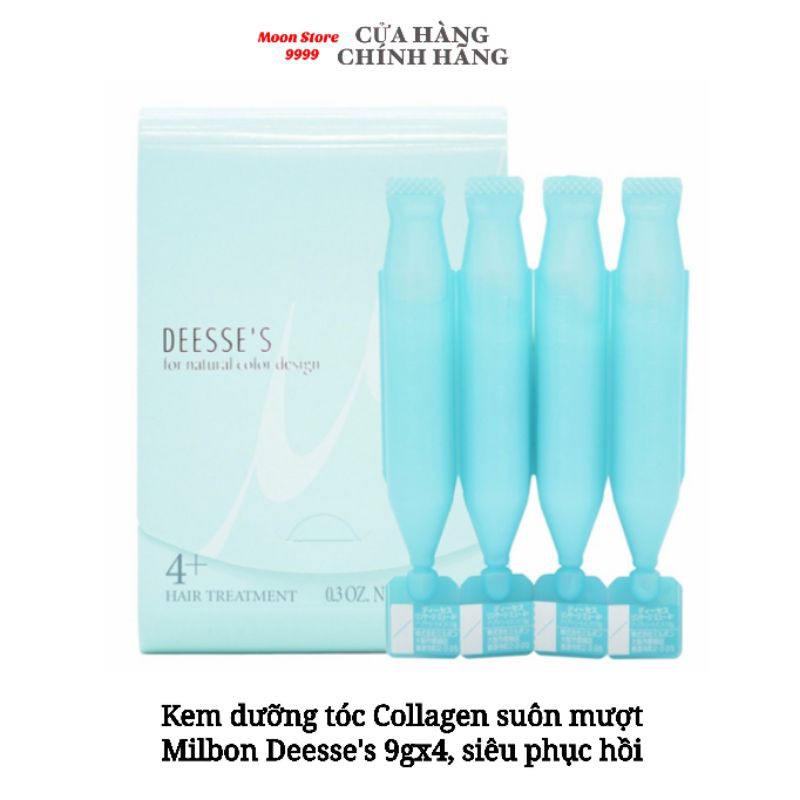 Kem ủ tóc Collagen Milbon Deesee's - phục hồi hư tổn, suôn mượt tức thì