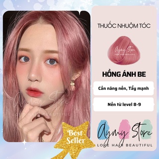 Thuốc Nhuộm Tóc HỒNG NHẠT - Hồng Ánh Be tại nhà chính hãng AYMY