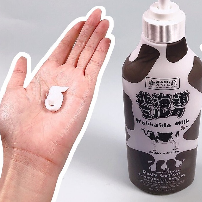 Sữa Dưỡng Thể Dưỡng Ẩm Và Mịn Da Made In Nature Hokkaido Milk Moisture Rich Body Lotion