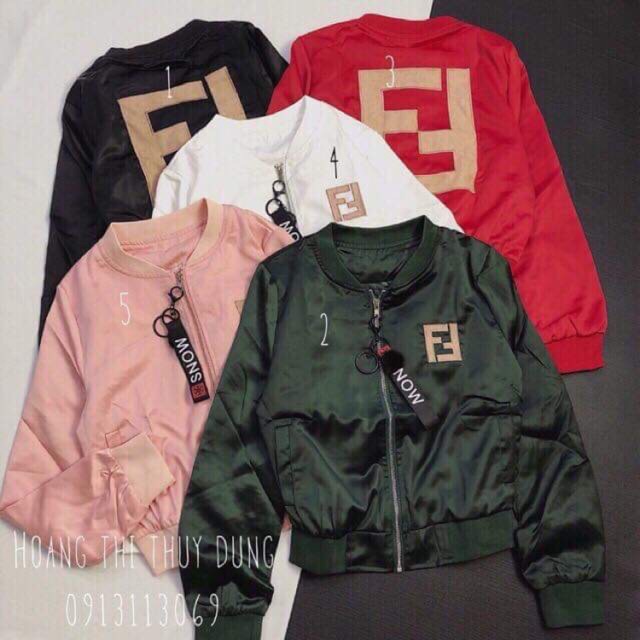 (MộcLan ORDER) áo khoác gió hai lớp cho nữ có in hình đậm cá tính thoải mái khi mặc