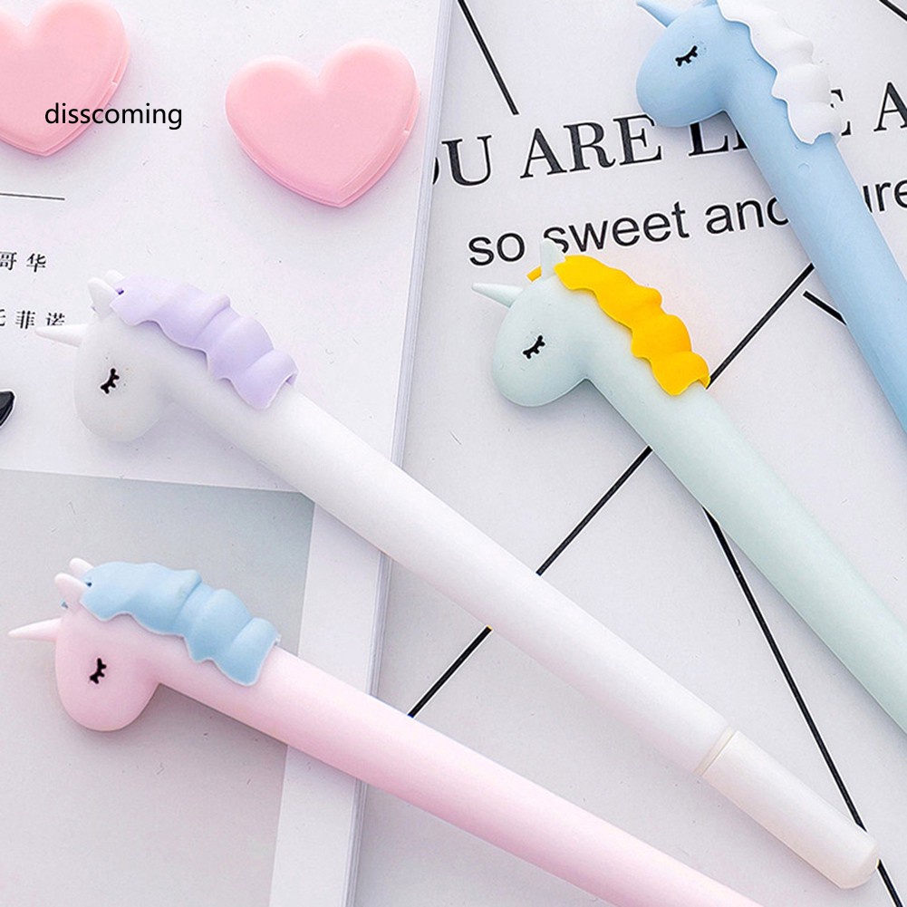 Bút Gel Mực Đen Hình Kỳ Lân Siêu Dễ Thương