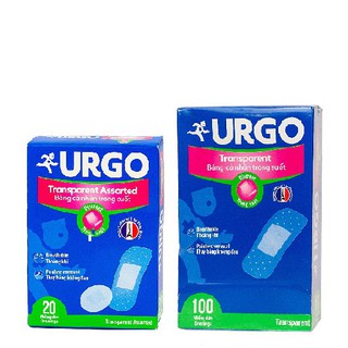 Băng Cá Nhân Trong Suốt Urgo Transparent Arssorted