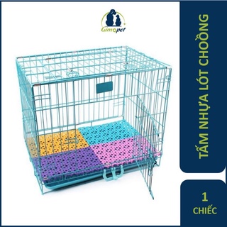 Tấm nhựa lót sàn chuồng size 20x30 chống lọt chân- có các khớp nối thành thảm nhựa lớn