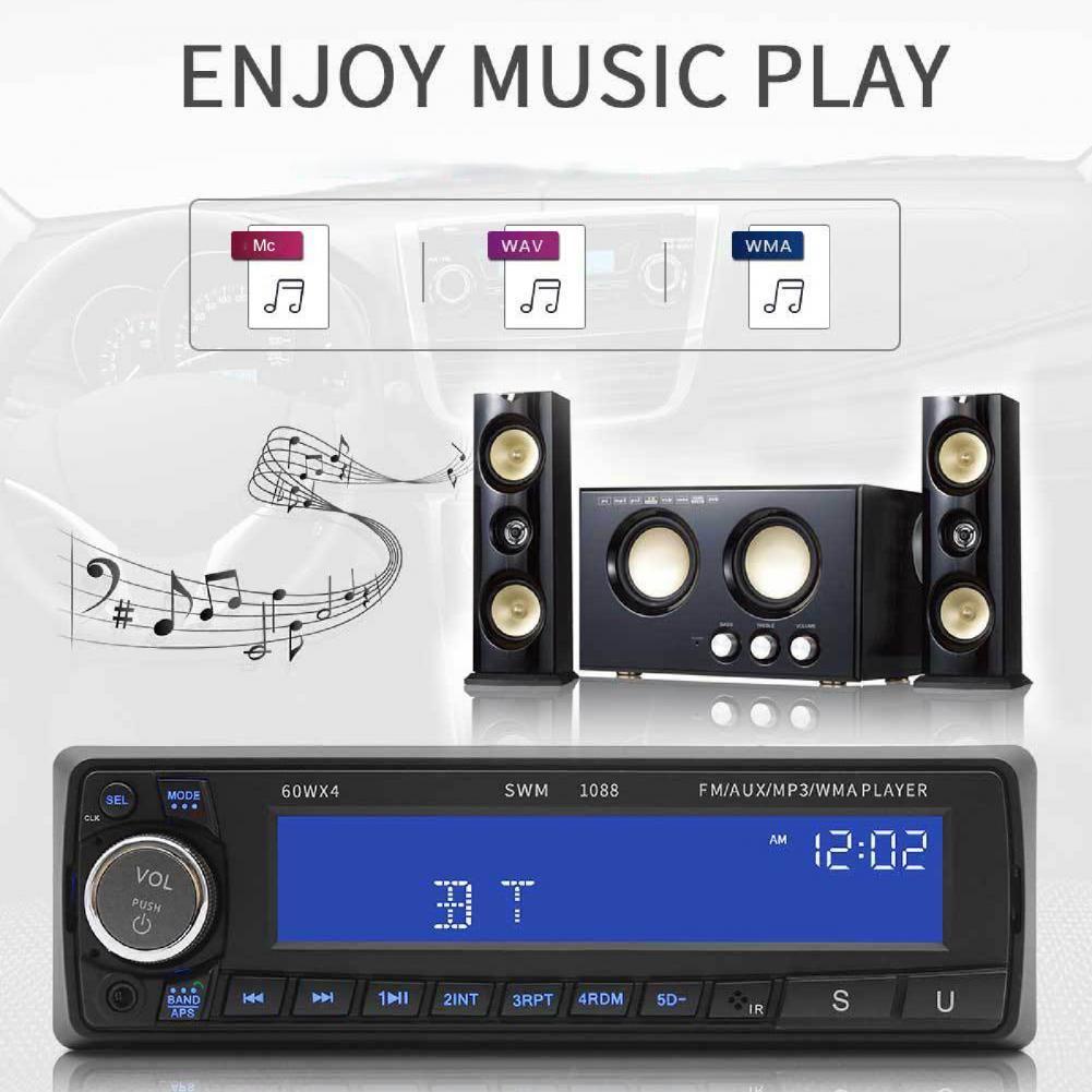 Máy Nghe Nhạc MP3 BTLIMER Tích Hợp Đài Fm Gắn Bảng Điều Khiển Dành Cho Ô Tô