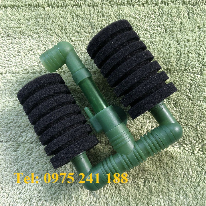 Lọc bể cá PK002, lọc sủi hơi vi sinh chất lượng cao, phù hợp cho bể nhỏ hơn 80 lít