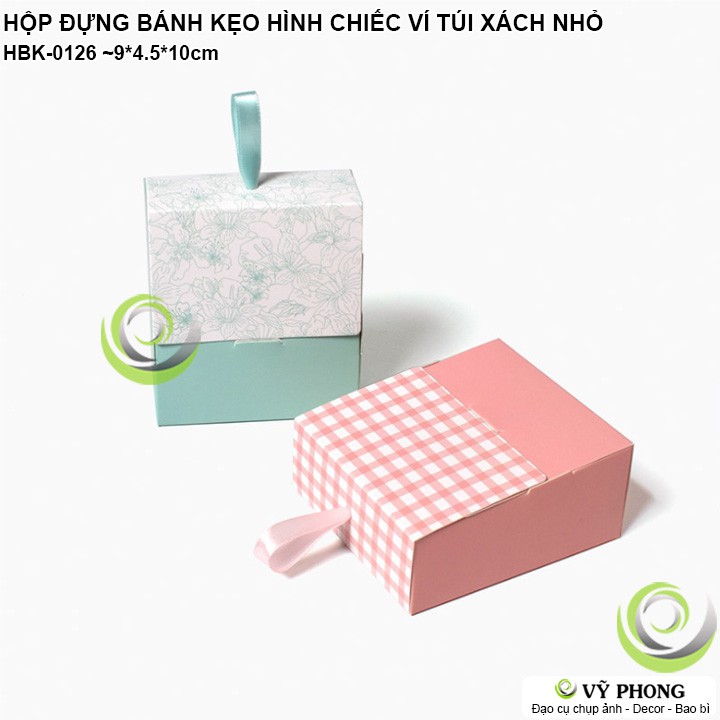 HỘP GIẤY ĐỰNG BÁNH KẸO HÌNH CHIẾC VÍ TÚI XÁCH NHỎ ĐỰNG QUÀ TẶNG CÁC DỊP LỄ TẾT HBK-0126 | BigBuy360 - bigbuy360.vn