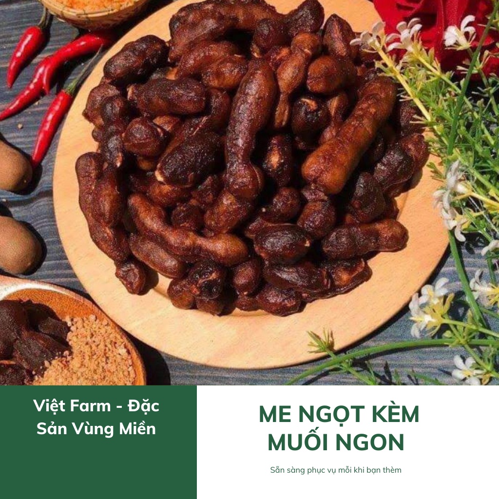 Me lào muối tôm hũ 500g cực ngon