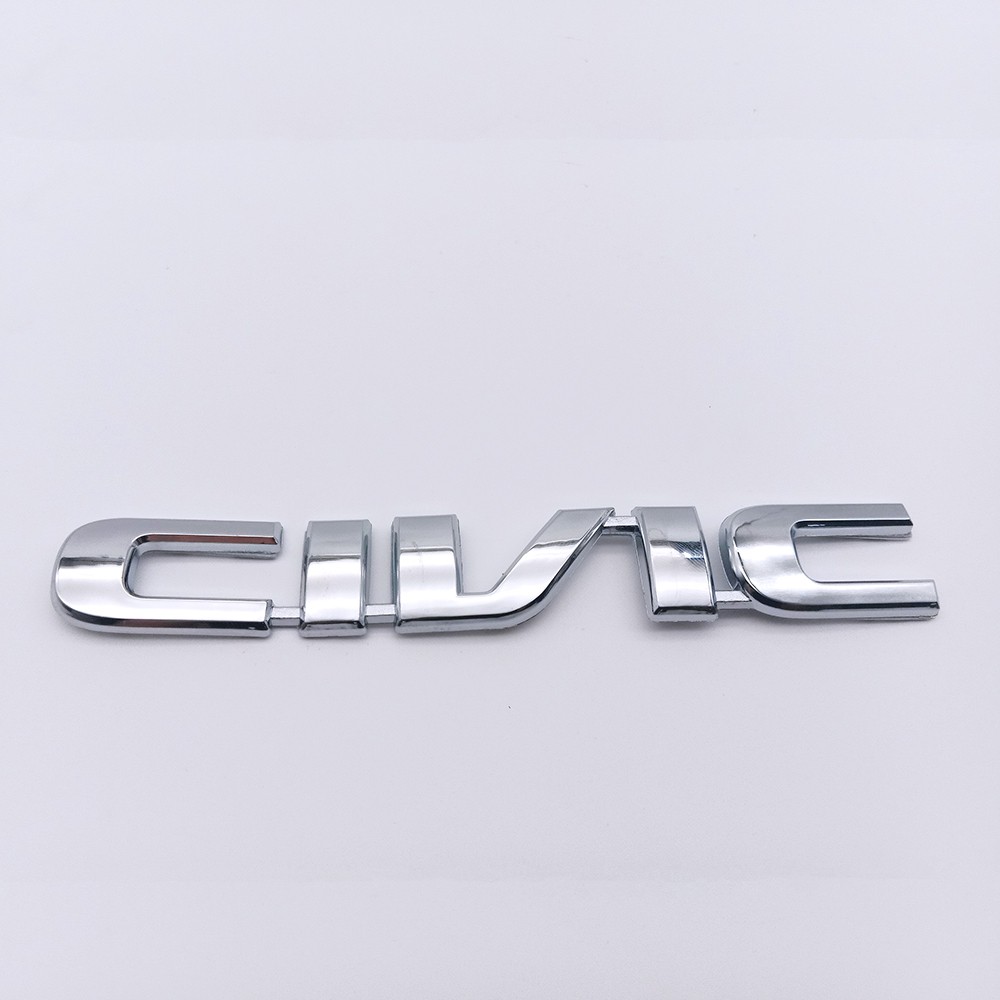 Miếng dán trang trí logo decal bằng nhựa ABS thay thế dành cho xe hơi Honda Civic