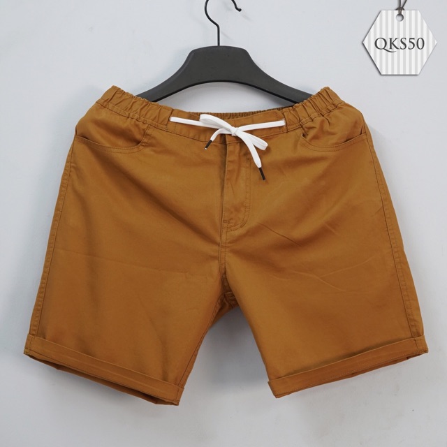 Quần Short Nam Kaki Thun Mềm Mịn Nhiều Màu