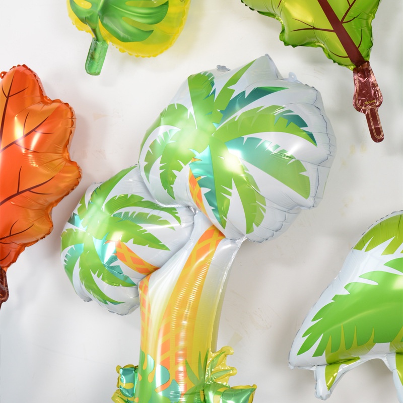 1 Bong Bóng Hình Cây Cọ Trang Trí Tiệc Hawaii