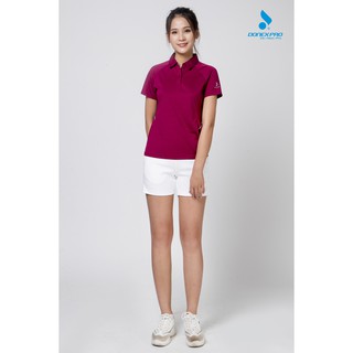 Áo thun thể thao nữ DONEXPRO 3394 màu đỏ đô