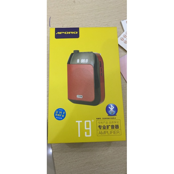 Loa trợ giảng Không dây Aporo T9 UHF và T9 2.4G - Tặng mic có dây, tặng củ sạc