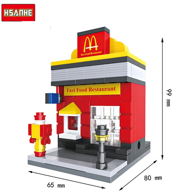 Bộ đồ chơi lắp ráp mô hình nhà bán kem cho bé