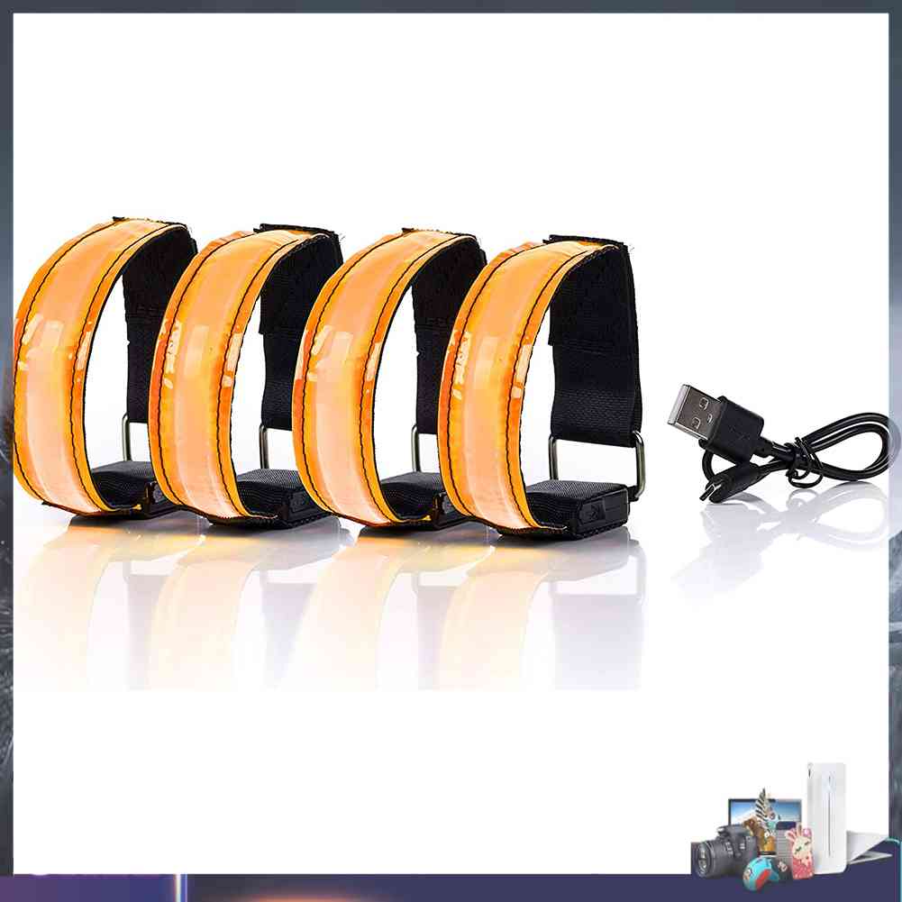 Vòng Đeo Tay Chạy Bộ Phát Sáng Đèn LED Cổng Sạc USB