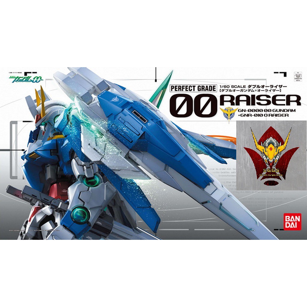 Gundam Bandai Pg 00 Raiser Gundam 00 Mô Hình Nhựa Đồ Chơi Lắp Ráp Anime Nhật Tỷ Lệ 1/60