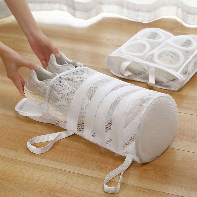 1 Túi Lưới Giặt Giày Chống Biến Dạng 2 Kích Cỡ