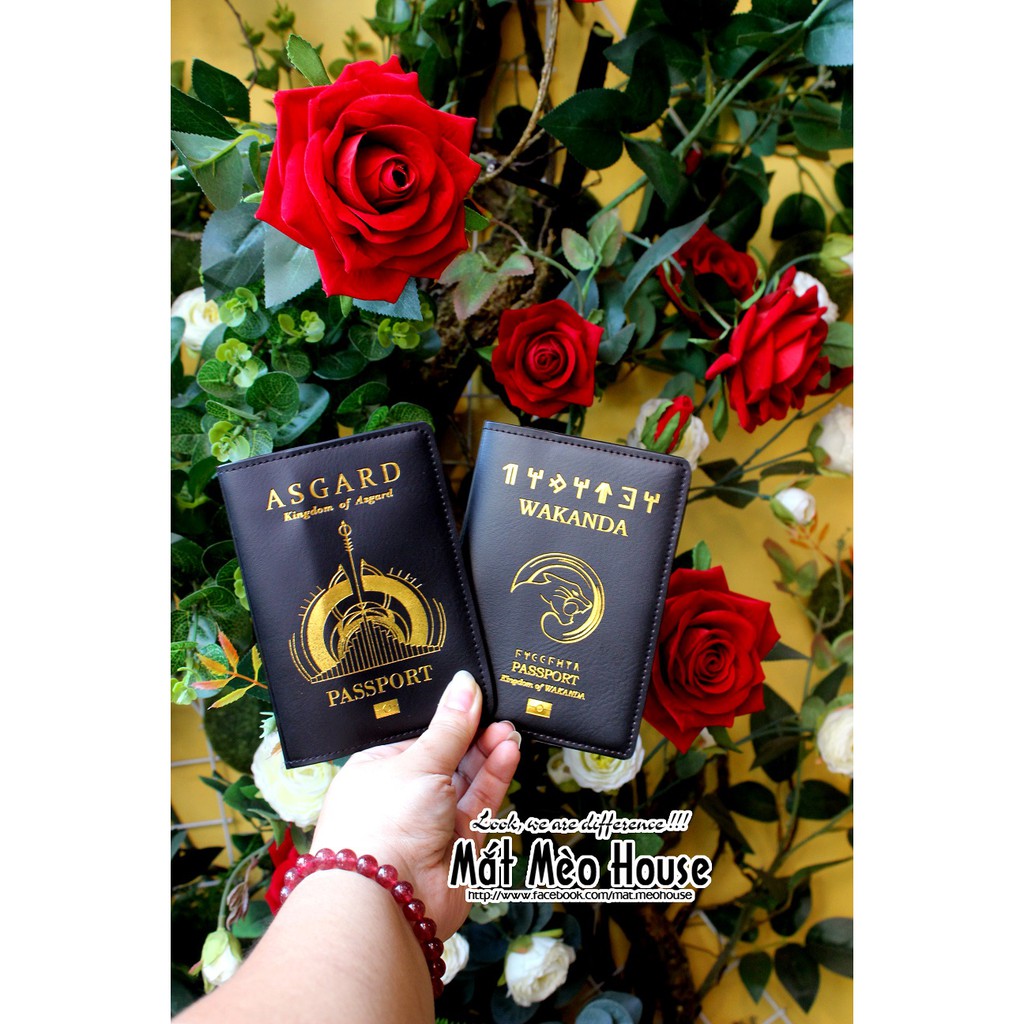 Passport Cover/ Bọc hộ chiếu Wakanda và Asgasrd