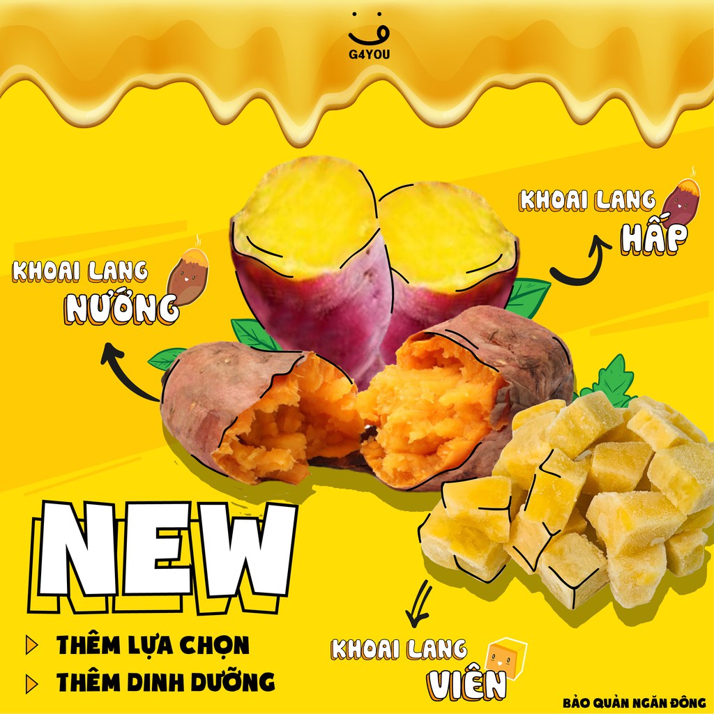 Khoai Lang Viên G4You Ăn Liền 100G