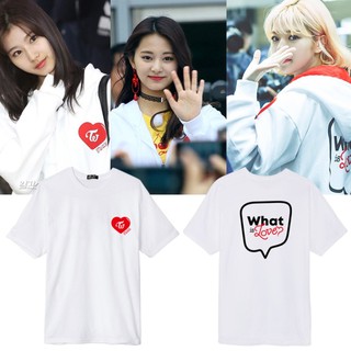 Áo thun nam nữ Kpop logo TWICE - WHAT IS LOVE MẪU MỚI