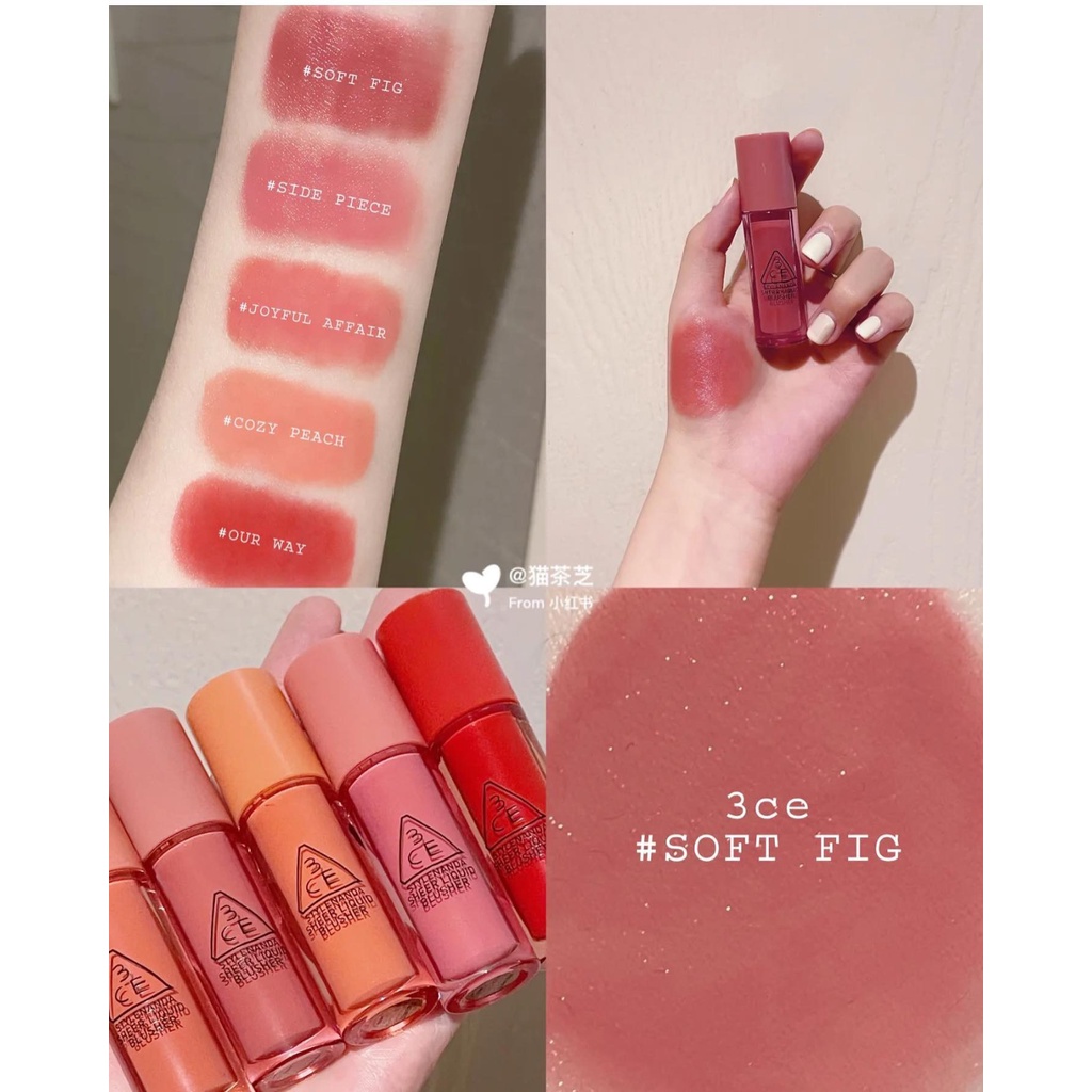 Phấn má kem 3CE Sheer Liquid Blusher