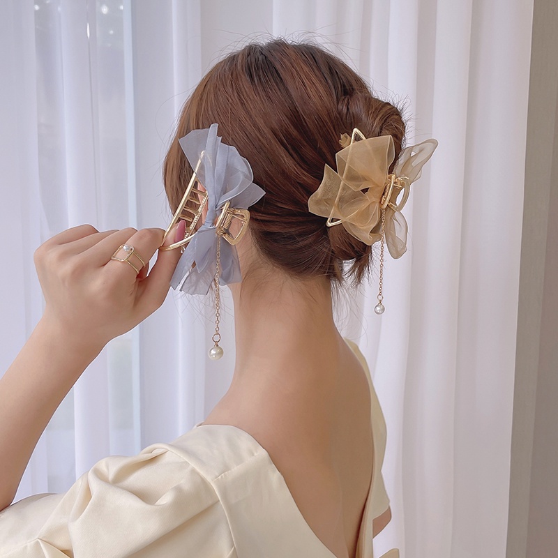 Kẹp Tóc Cá Mập Lớn Phong Cách Hàn Quốc Cho Nữ