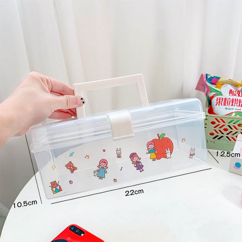 Hộp đựng đồ trong suốt đa năng chống bụi tiện dụng