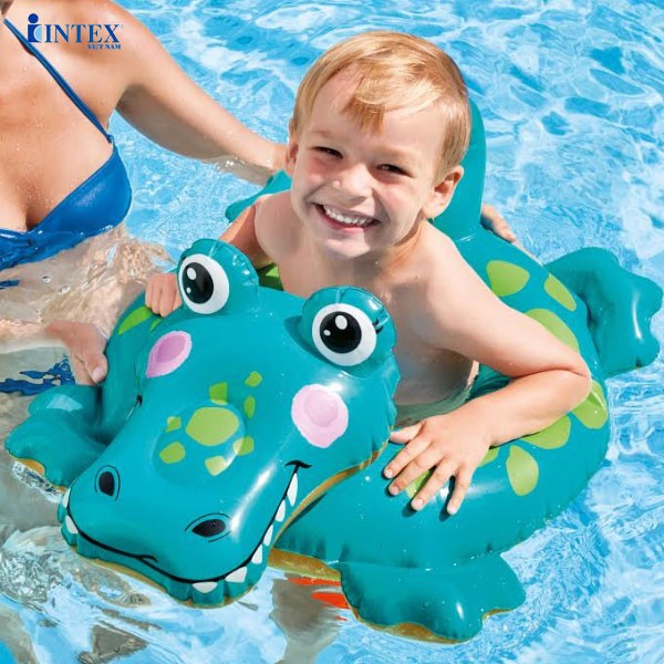 Phao bơi thú vòng cho bé 3-6 tuổi CHÍNH HÃNG INTEX 58221, ngựa thần, lạc đà, cá sấu