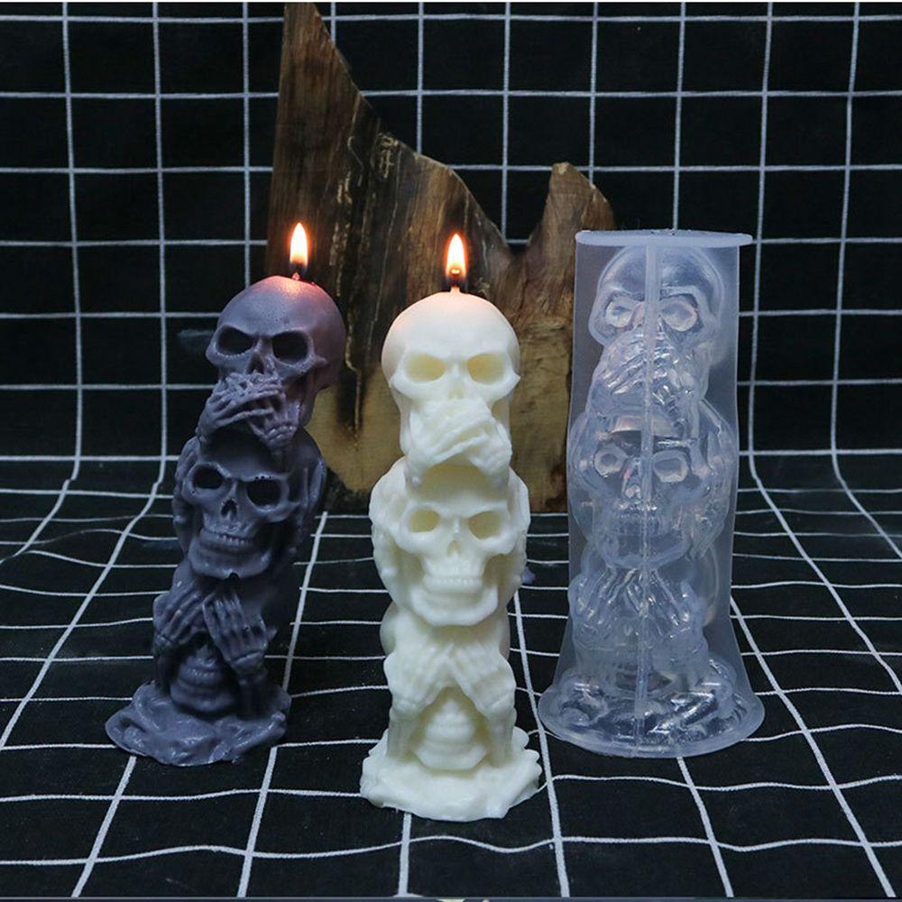 PATRICIA 1 Mô Hình Đầu Lâu / Bí Ngô Bằng Silicon Mềm Chất Lượng Cao Trang Trí Halloween
