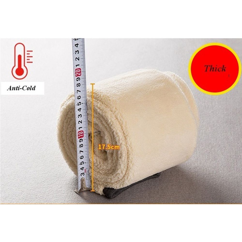 Quần Legging Len Lông Cừu Dày Giữ Ấm Mùa Đông Lưng Cao Thời Trang Cho Nữ | BigBuy360 - bigbuy360.vn