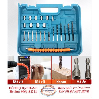 [Chính Hãng] MÁy bắt vít 12v kèm phụ kiện - 2 pin [Ưu Đãi Khủng]