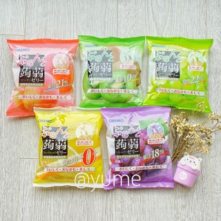 Combo 5 gói thạch trái cây 5 vị orihiro nhật bản