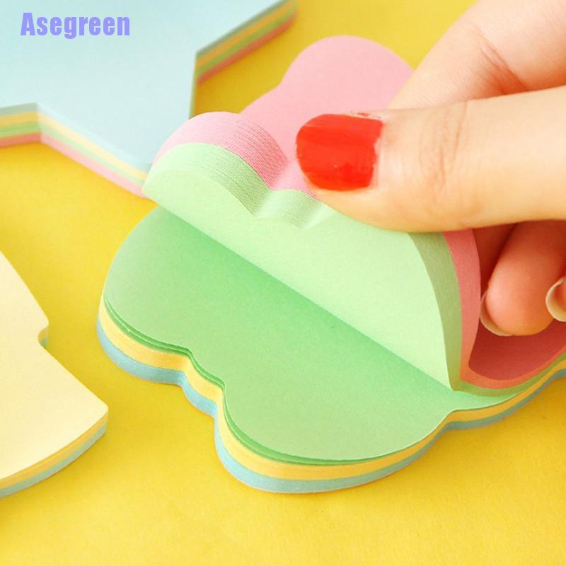 Set 100 giấy ghi chú nhiều màu sắc 10 mẫu mã tùy chọn
