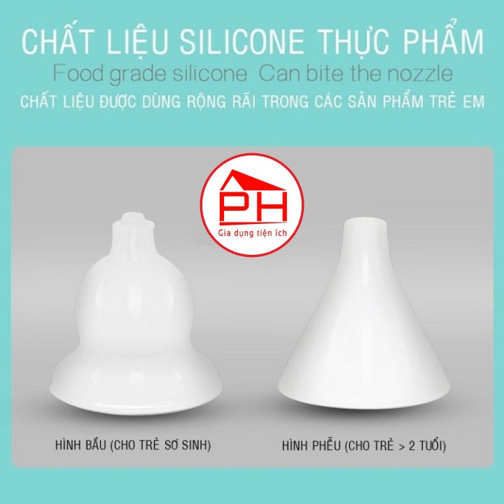 Máy hút mũi trẻ em điện tử LITTLE BEES (LB-1801) - Hút mũi trẻ sơ sinh tự động với đầu silicon siêu mềm, êm ái, an toàn