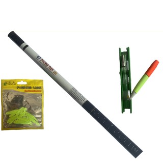 [TIỆN LỢI] COMBO 1 bộ cần câu tay double fish + 1bộ cước chì lưỡi phao + 1 bịch giun giả, cần câu tay carbon giá rẻ