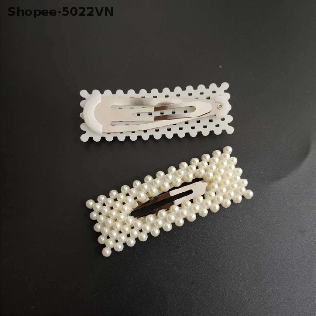 Kẹp Tóc Đính Nút Ngọc Trai Thời Trang 5022VN
