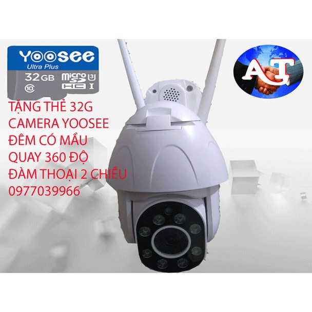 [TẶNG THẺ 32G] Camera Yoosee Ngoài trời RT01 8 Led Full HD 2.0mMpx